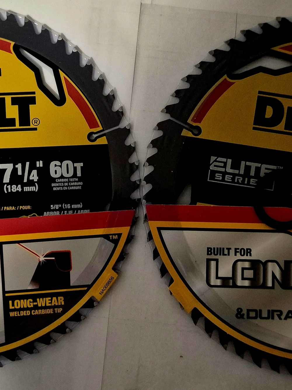 DEWALT Yellow and Black Circular Saw Blade - Long-Wear Carbide Tip